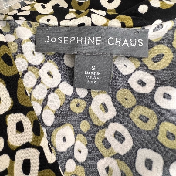 Josephine Chaus Small Wrap style V-Neck Blouse w/Side Buckle - Picture 10 of 13